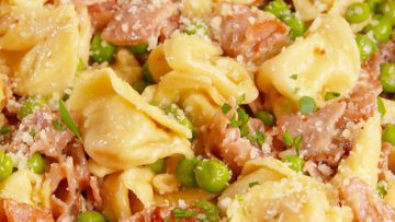 Ham & Kaas Tortellini volgens Italiaans recept