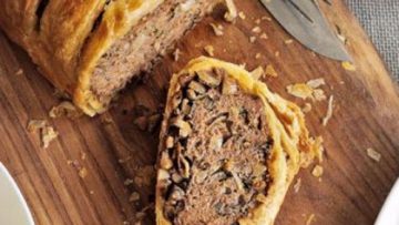 Minced beef Wellington